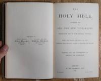 The Holy Bible Containing the Old and New Testaments Translated Out of the Original Tongues: Being the Version Set Forth A.D. 1611 Compared with the Most Ancient Authorities and Revised. 全5巻揃 ジェイムズ王訳聖書（欽定訳聖書）