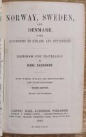 NORWAY, SWEDEN, AND DENMARK, WITH EXCURSIONS TO ICELAND AND SPITZBERGEN: HANDBOOK FOR TRAVELLERS ノルウェー、スウェーデン、デンマーク