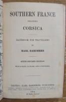 SOUTHERN FRANCE INCLUDING CORSICA: HANDBOOK FOR TRAVELLERS 南フランス