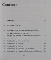 Identifiability In Stochastic Models (Probability and Mathematical Statistics): Characterization of Probability Distributions