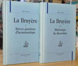 La Bruyère: Brèves questions d'herméneutique Vol.1～2