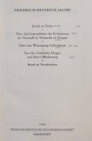 FRIEDRICH HEINRICH JACOBI WERKE 全6巻7冊揃 フリードリヒ・ハインリヒ・ヤコービ作品集