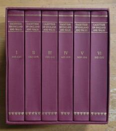 THE COMPREHENSIVE GAZETTEER OF ENGLAND AND WALES 全6巻揃