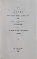THE JATAKA: TOGETHER WITH ITS COMMENTARY 全7巻揃 JATAKATTHAVANNANA