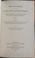 SAMANTAPASADIKA: BUDDHAGHOSA'S COMMENTARY ON THE VINAYA PITAKA 全8巻揃