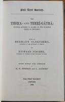 The Theragatha and Therigatha: (stanzas ascribed to elders of the Buddhist order of recluses)