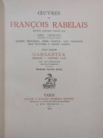 OEUVRES DE FRANCOIS RABELAIS 全6巻揃 フランソワ・ラブレー作品集