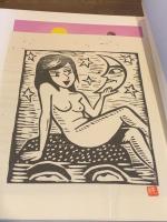 別冊COMIC BOX（コミックボックス） 畑中純 手刷り版画一葉付