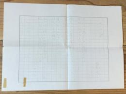 財部鳥子　直筆原稿 セレナーデ（『アーメッドの雨季』所収）