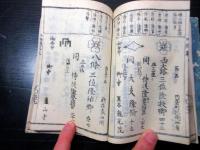 和本江戸嘉永元年（1848）朝廷公家名鑑「雲上明覧大全」上下2冊揃い