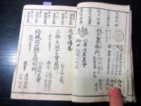 和本江戸嘉永2年（1849）朝廷公家名鑑「雲上明覧大全」上下2冊揃い