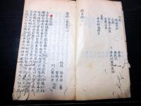 和本江戸期天然痘医学写本「痘疹一覧」全1冊