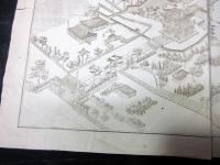 明治期古地図鳥瞰図「金沢称名寺略縁起」1点