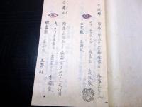 和本江戸期眼科医学写本「眼療治」1冊