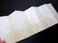 江戸安政5年（1858）旅行道中記「三光路計記」1点