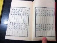 和本明治10年（1877）漢詩「古今名家詩抄」上下2冊揃い