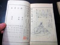 和本明治13年（1880）幕末維新志士伝記「近世遺勲/高名像伝」天地2冊揃い