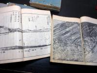 和本江戸寛政9年（1797）地誌「東海道名所図会」6冊揃い