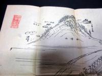 明治19年（1886）古地図鳥瞰図「神武天皇御陵真景」1点