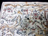 幕末～明治期古地図鳥瞰図「日光御山之絵図」1点
