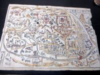 幕末～明治期古地図鳥瞰図「日光御山之絵図」1点