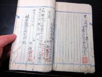 和本明治11～17年御用留「諸願伺届村控簿ほか」5冊