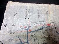 江戸期古地図「気仙郡廿四ヶ村」1点