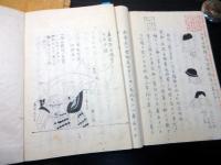 和本江戸期写本「愚得随筆附考」天地人3冊揃い