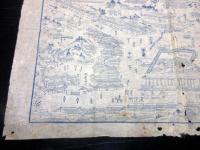 幕末～明治期古地図鳥瞰図「上州草津温泉之図」1点