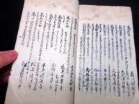 和本江戸期写本「日光奉行代々記」1冊