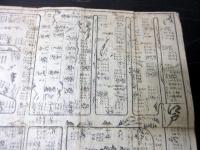 江戸期古地図道中記「年玉両面道中記」1点