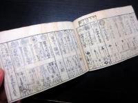 和本明治2年（1869）「懐宝御国分略武鑑」全1冊