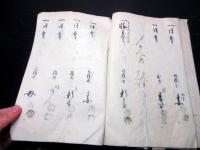 和本江戸弘化～明治3年戸籍「宗門御改帳」2冊