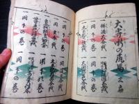 和本江戸期落語咄本「大寄噺の尻馬」三編1冊