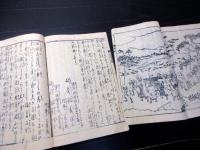 和本明治期切附本「伊賀越仇討/絵本伊賀越仇討」2冊