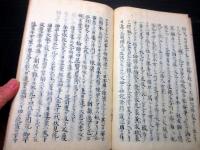 和本江戸宝暦4年（1754）仏教日蓮宗写本「挫日蓮笑解」全1冊