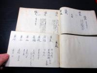 和本江戸期写本「公家名鑑/歌人系譜（仮題）」2冊