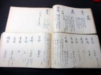 和本江戸期写本「公家名鑑/歌人系譜（仮題）」2冊