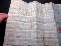 江戸期道中記古地図「大日本細見道中図鑑」1舗（袋付き）