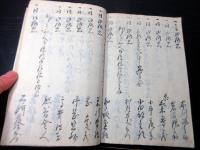 和本江戸安政3年（1856）秋田藩分限帳「久保田分限略帳」1冊