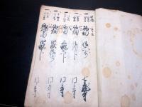 和本江戸元禄3年（1690）写本「信濃国伊那郡唐木沢村五人組帳（五人組法度前書）/辰野村御検地水帳」2冊 