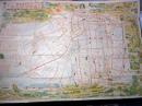 大正9年（1920）古地図「近畿名勝遊覧/大阪市街地図」1点