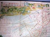 大正9年（1920）古地図「近畿名勝遊覧/大阪市街地図」1点