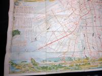 大正9年（1920）古地図「近畿名勝遊覧/大阪市街地図」1点