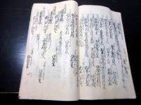 和本江戸期松本藩戸田家に関する写本「上々様御吉凶其外諸留」1冊