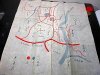 明治5年（1872）新潟古地図「越後国三島郡中条村絵図」2点