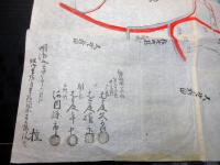 明治5年（1872）新潟古地図「越後国三島郡中条村絵図」2点