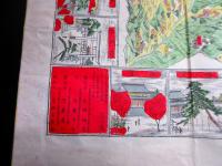 明治26年（1893）古地図「京名所区組分細図（京都区組分名所図画）」全1舗