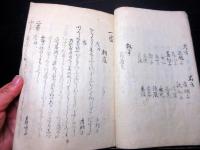 和本江戸天保15年序（1844）和歌写本「八十番歌合下写」1冊
