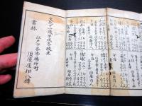 和本江戸文化11年（1814）道中記地誌「増補日光道中行程記」1帖